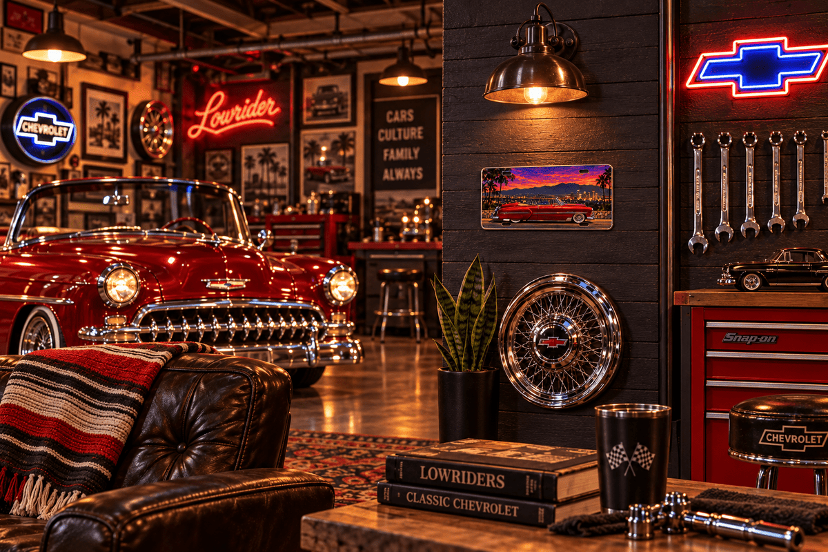 1952 Chevy license plate - MOB 247 Lifestyle