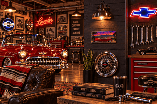 1952 Chevy license plate - MOB 247 Lifestyle