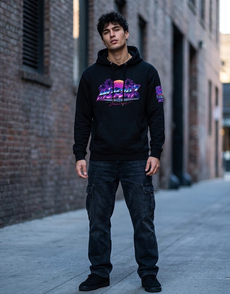 80s Flashback Cruisin’ Hoodie - MOB 247 Lifestyle