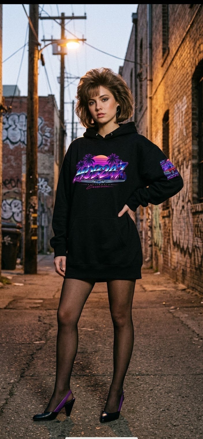 80s Flashback Cruisin’ Hoodie - MOB 247 Lifestyle