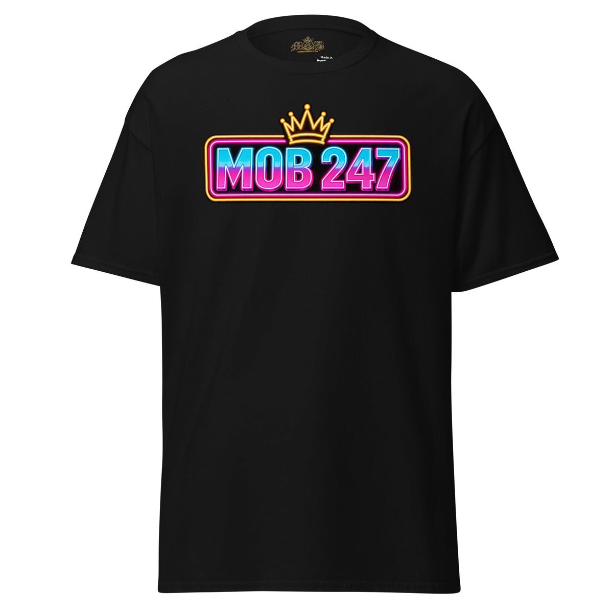 80’s MOB 247 Neon Pink classic tee - MOB 247 Lifestyle
