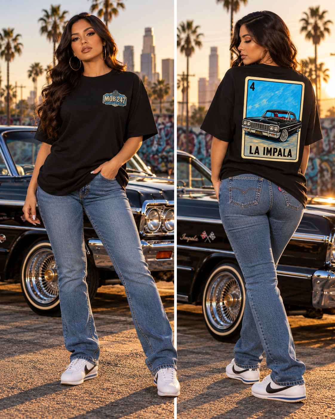 La Impala Embroidered Lotería Tee