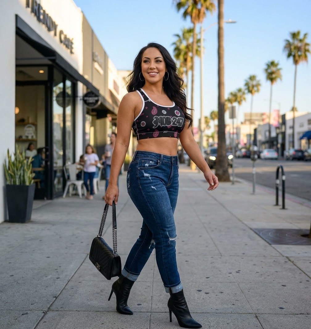 Black Bandana Padded Sports Bra - MOB 247 Lifestyle
