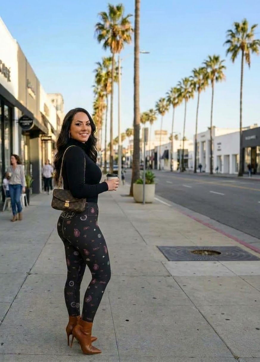 Black bandanna Yoga Leggings - MOB 247 Lifestyle
