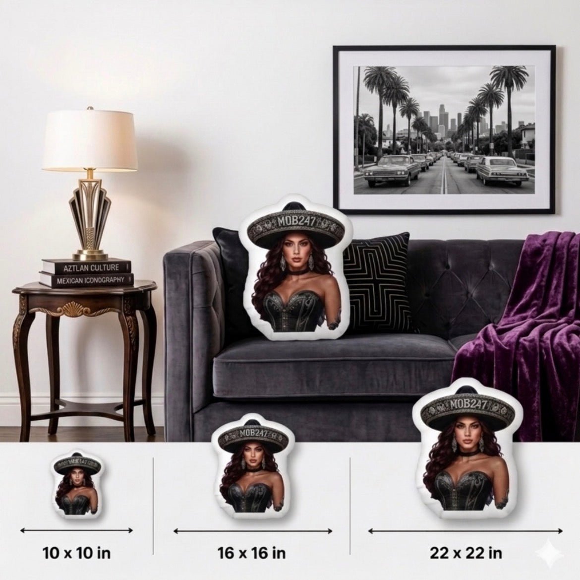 Charra-shaped pillow - MOB 247 Lifestyle