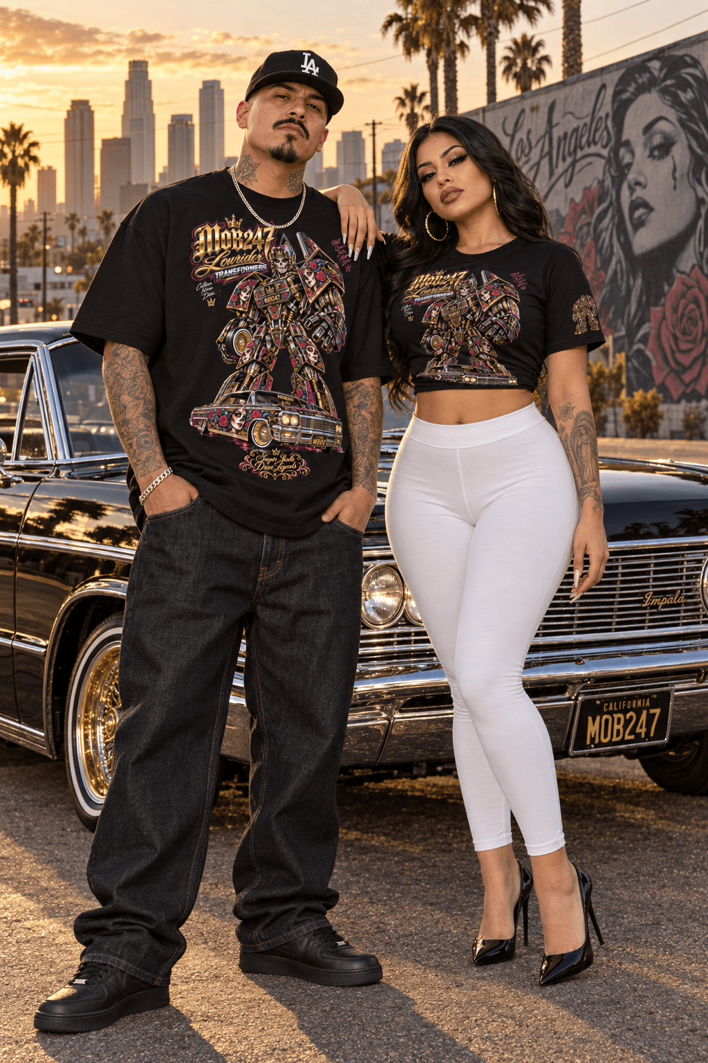 Día de los Muertos Transformer Tee - MOB 247 Lifestyle