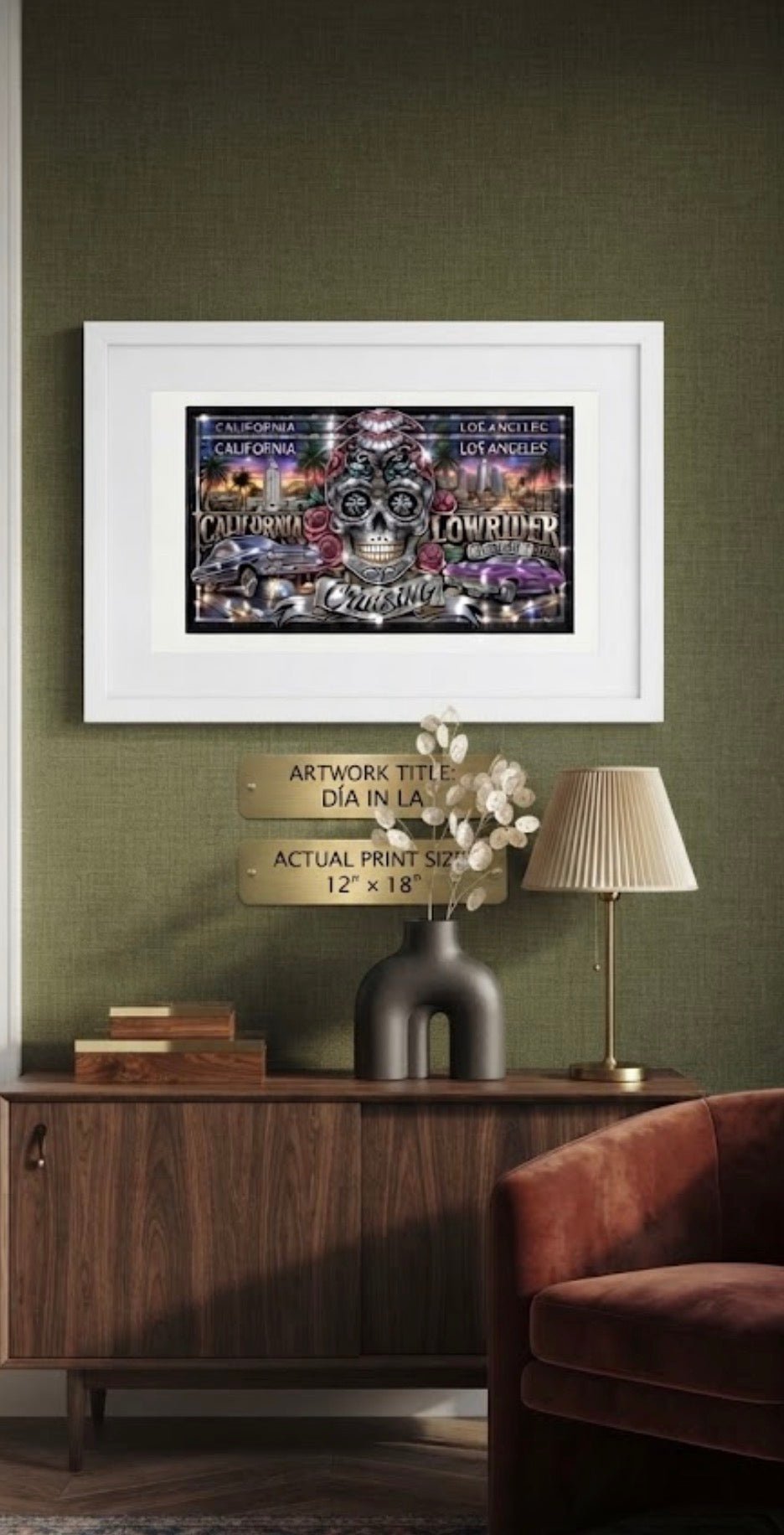 DÍA IN LA Framed poster - MOB 247 Lifestyle