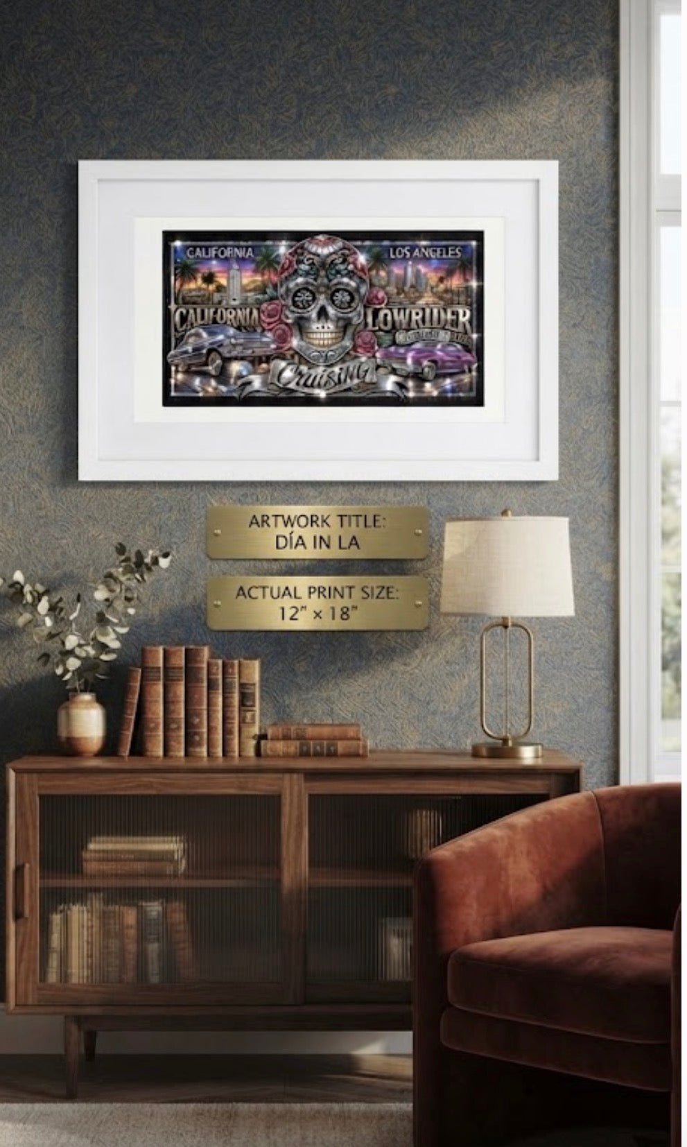 DÍA IN LA Framed poster - MOB 247 Lifestyle