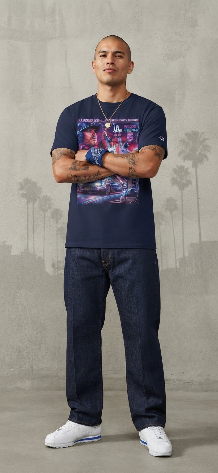 Freddie Freeman 80s Flashback Tee - MOB 247 Lifestyle