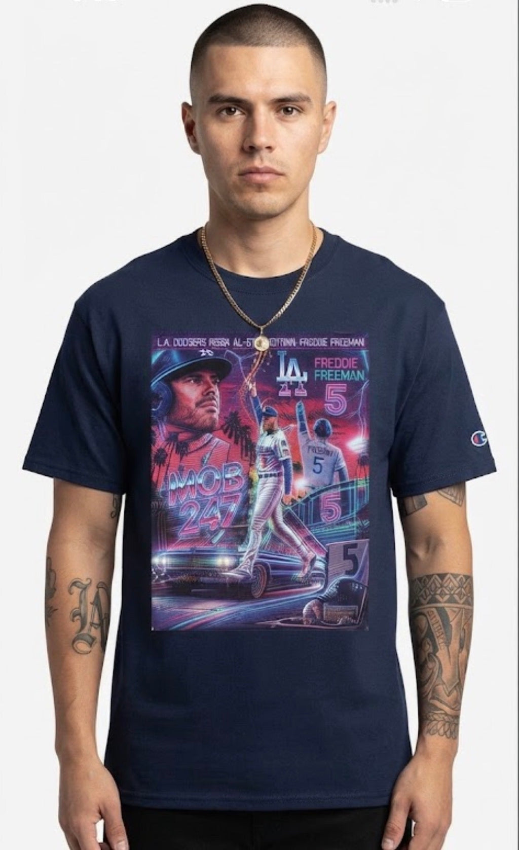 Freddie Freeman 80s Flashback Tee - MOB 247 Lifestyle