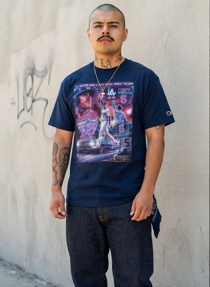 Freddie Freeman 80s Flashback Tee - MOB 247 Lifestyle