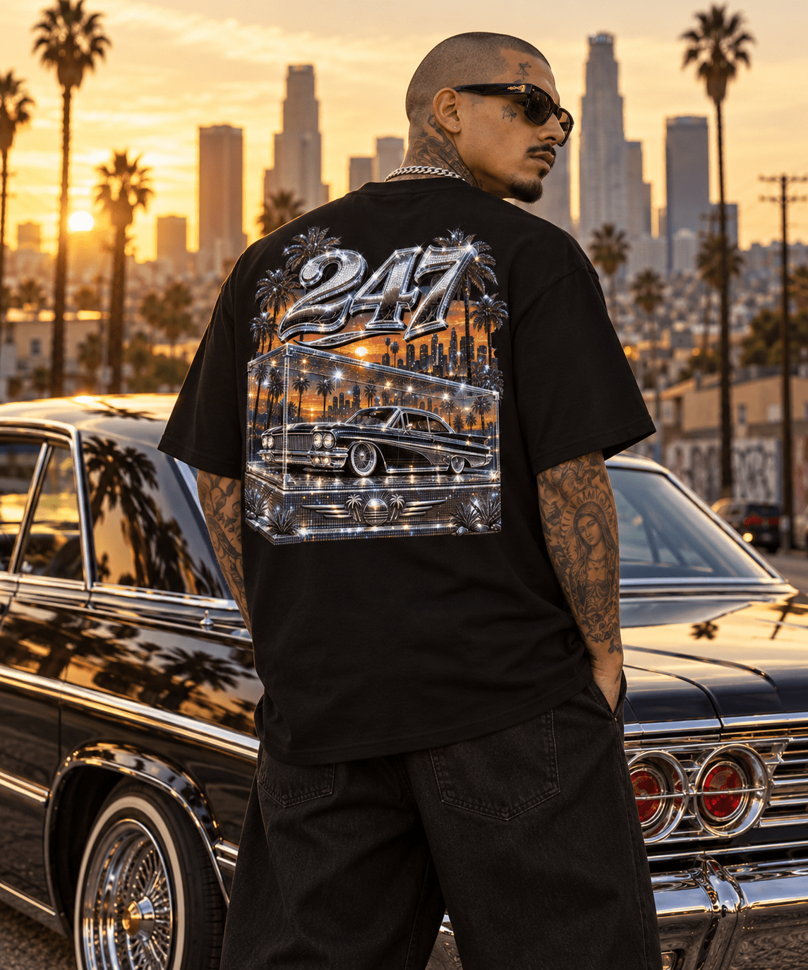 Glass Case Lowrider T\-Shirt - MOB 247 Lifestyle