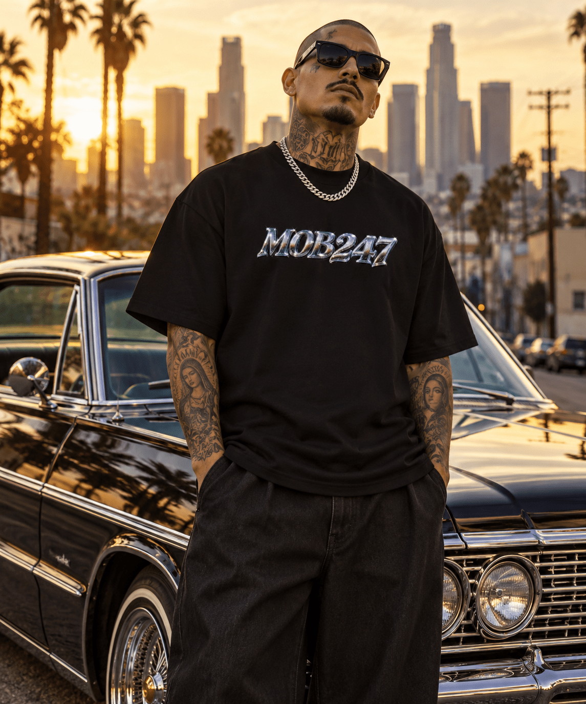 Glass Case Lowrider T\-Shirt - MOB 247 Lifestyle