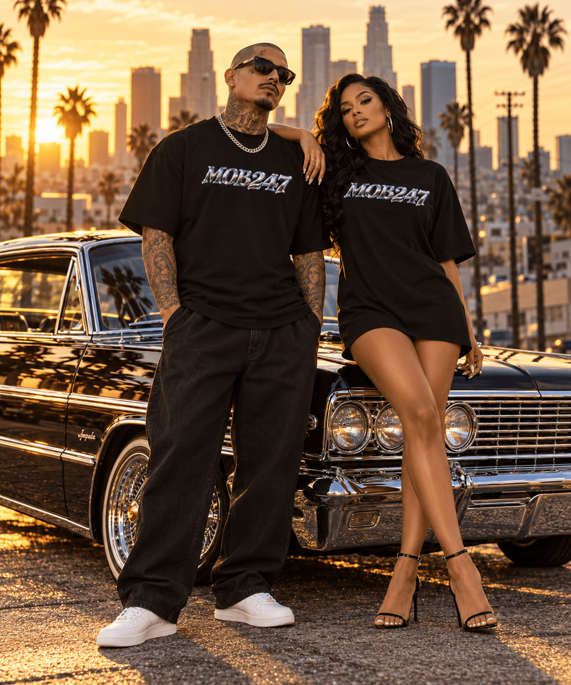 Glass Case Lowrider T\-Shirt - MOB 247 Lifestyle
