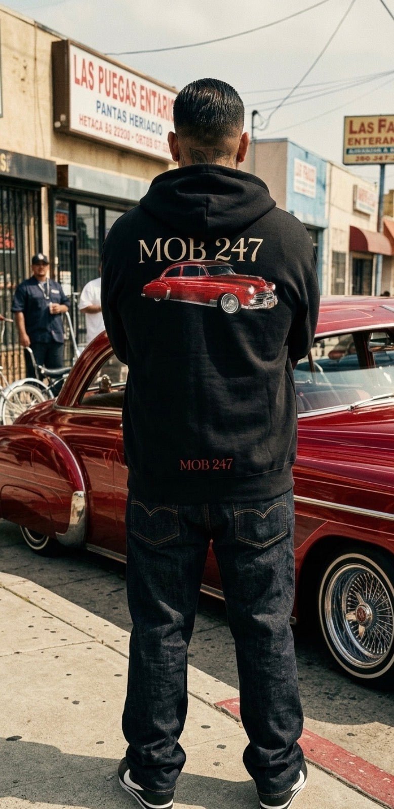 I Love My Lowrider — ’49 Fleetline Zip-Up Hoodie - MOB 247 Lifestyle