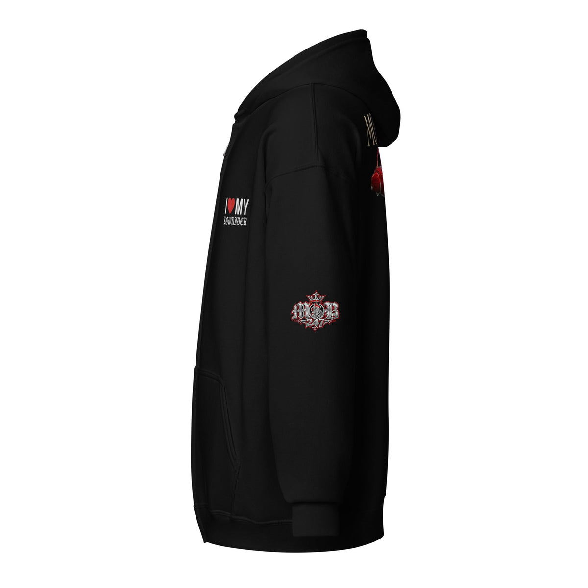 I Love My Lowrider — ’49 Fleetline Zip-Up Hoodie - MOB 247 Lifestyle