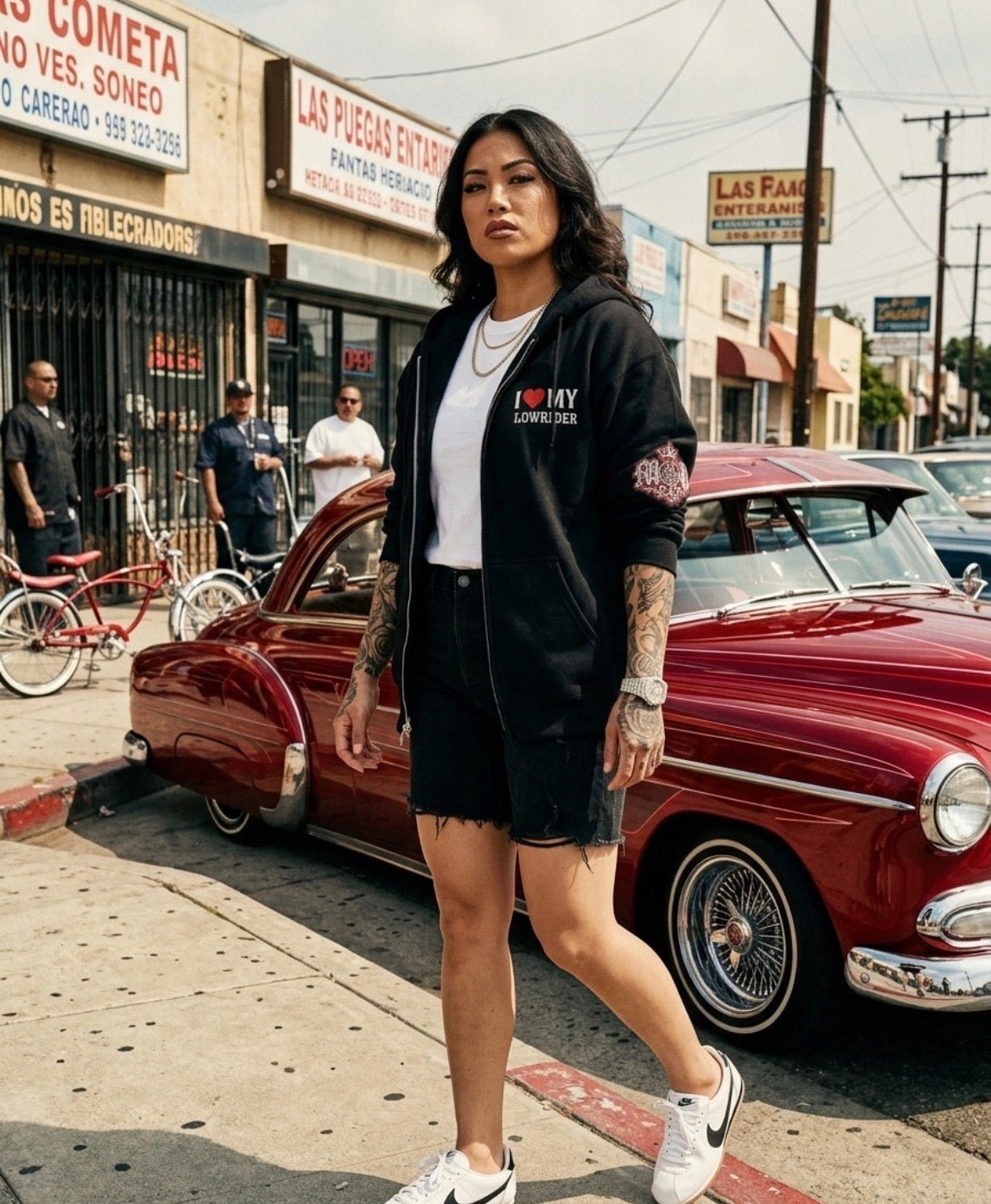 I Love My Lowrider — ’49 Fleetline Zip-Up Hoodie - MOB 247 Lifestyle