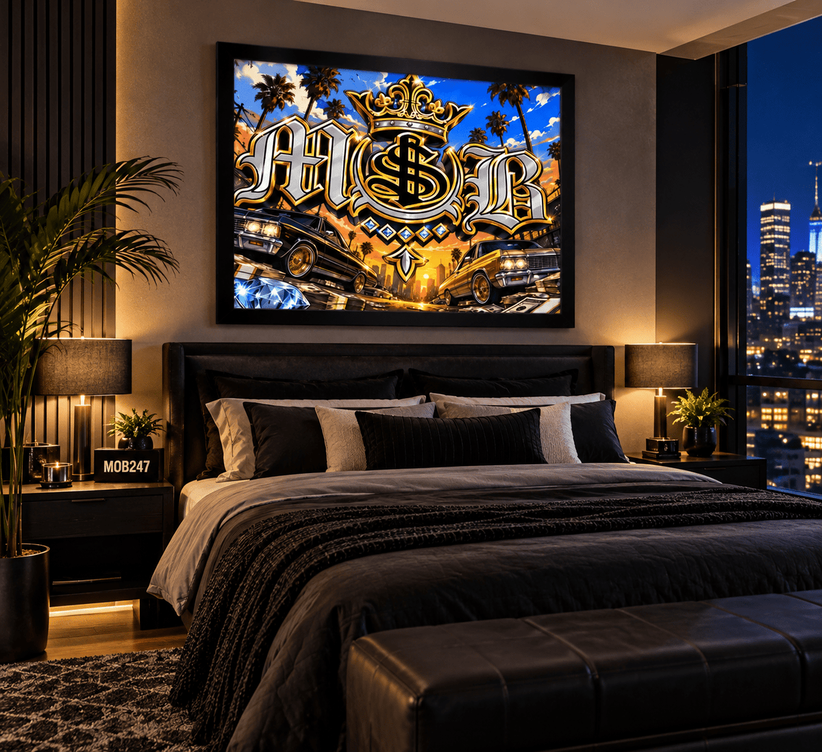 JUMPING Framed poster - MOB 247 Lifestyle