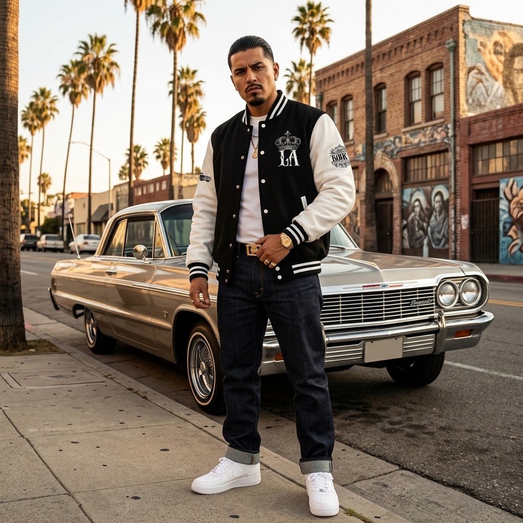 Kokane limited SugaKane Heavyweight letterman jacket - MOB 247 Lifestyle