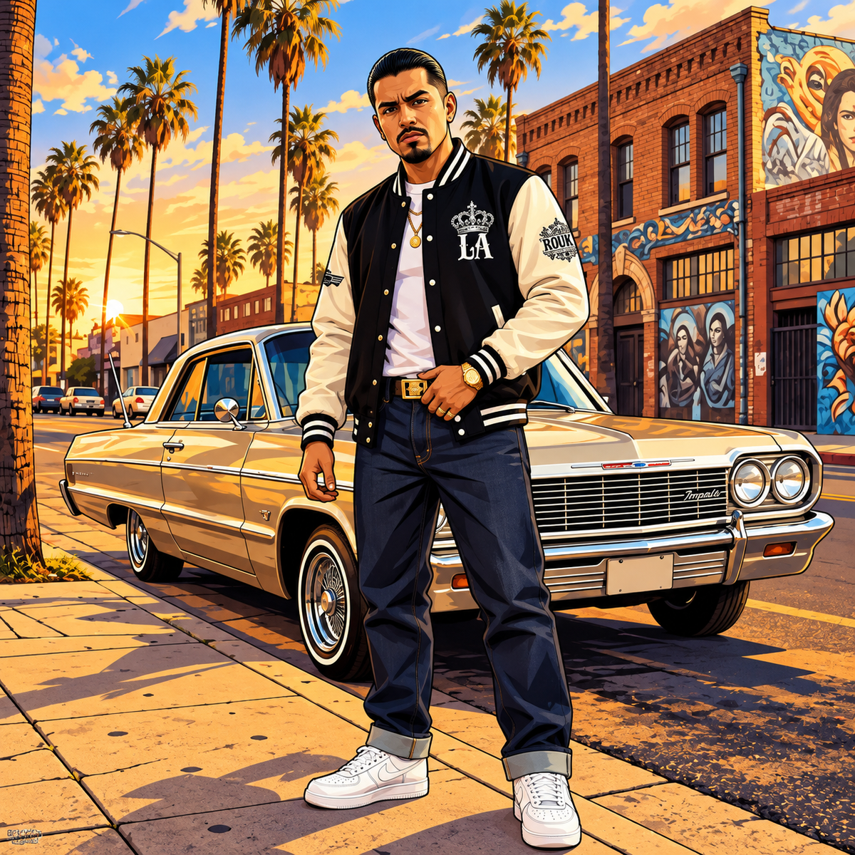 Kokane limited SugaKane Heavyweight letterman jacket - MOB 247 Lifestyle