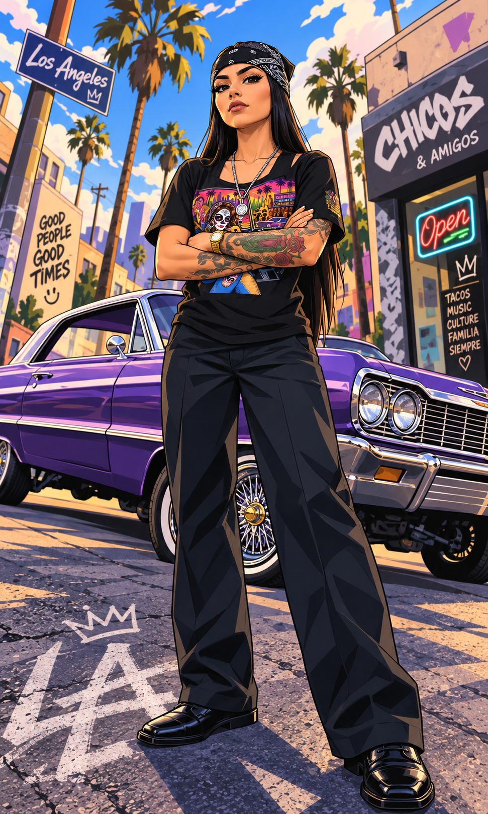 La Chingona Tee - MOB 247 Lifestyle