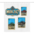 La Lotería Lowrider Shower curtain - MOB 247 Lifestyle