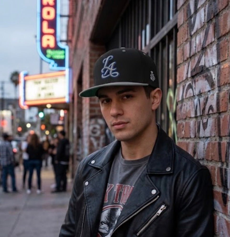 LA MOB 247 Flat Bill Cap - MOB 247 Lifestyle
