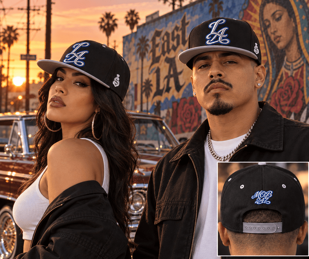 LA MOB 247 Flat Bill Cap - MOB 247 Lifestyle