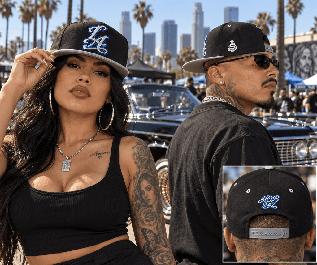 LA MOB 247 Flat Bill Cap - MOB 247 Lifestyle