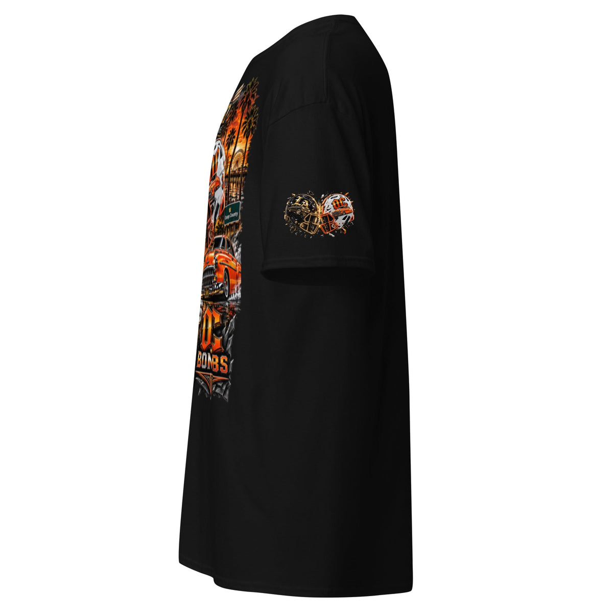 LA Riders vs OC Bombs Football Tee - MOB 247 Lifestyle