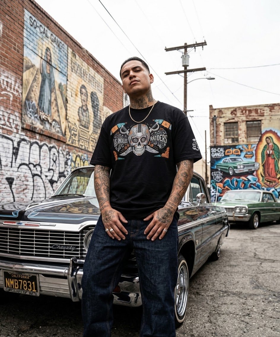 Los Angeles dia de Los Raiders tee - MOB 247 Lifestyle