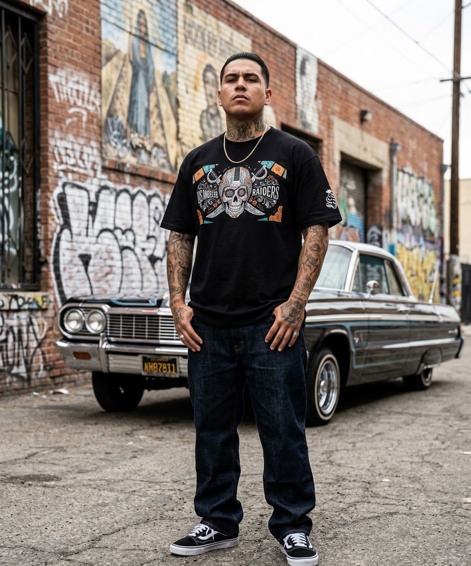 Los Angeles dia de Los Raiders tee - MOB 247 Lifestyle