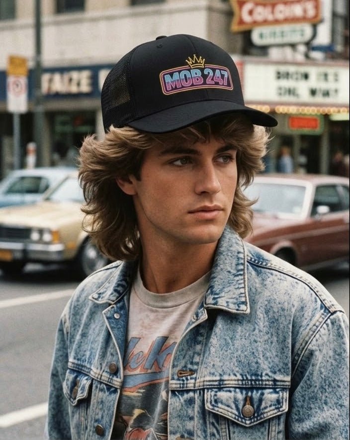 MOB 247 80’s Trucker Cap - MOB 247 Lifestyle