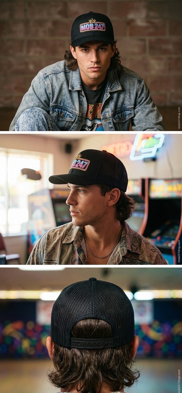 MOB 247 80’s Trucker Cap - MOB 247 Lifestyle
