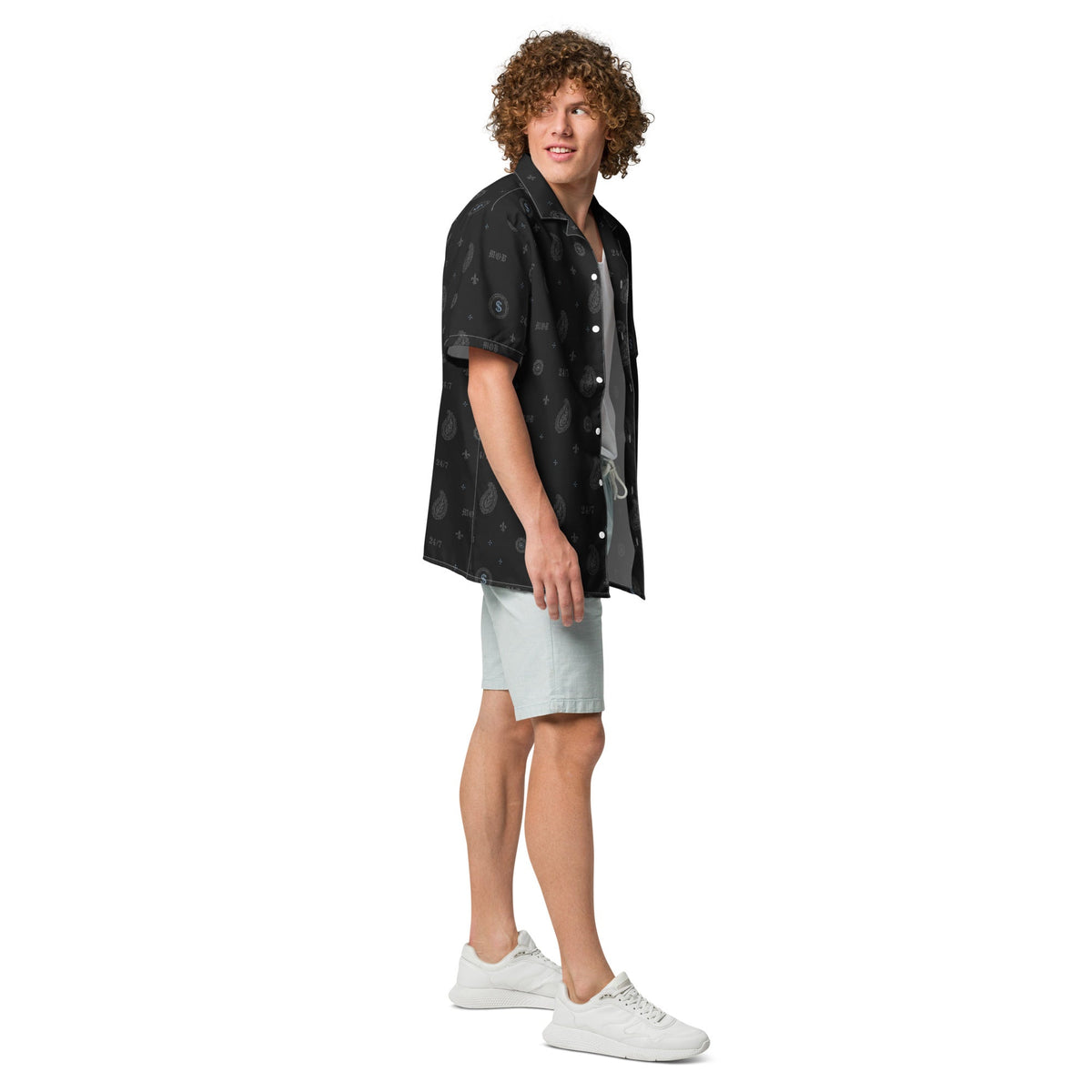MOB 247 BANDANA BUTTON DOWN SHIRT - MOB 247 Lifestyle
