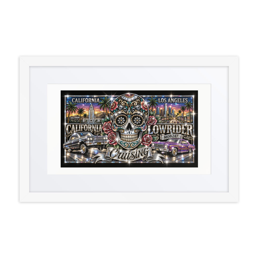 MOB 247 DÍA IN LA Framed poster - MOB 247 Lifestyle