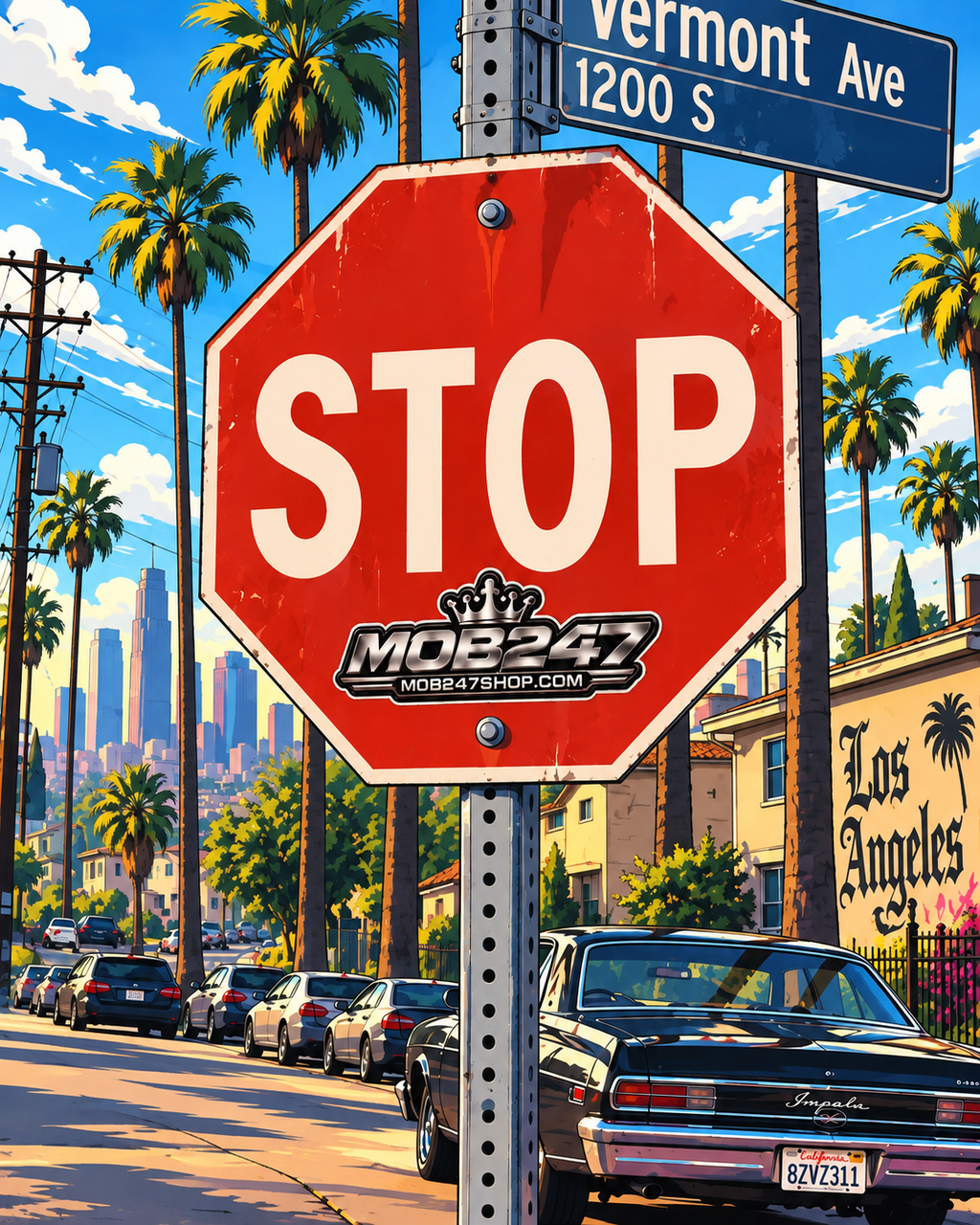 MOB 247 Logo Magnet - MOB 247 Lifestyle