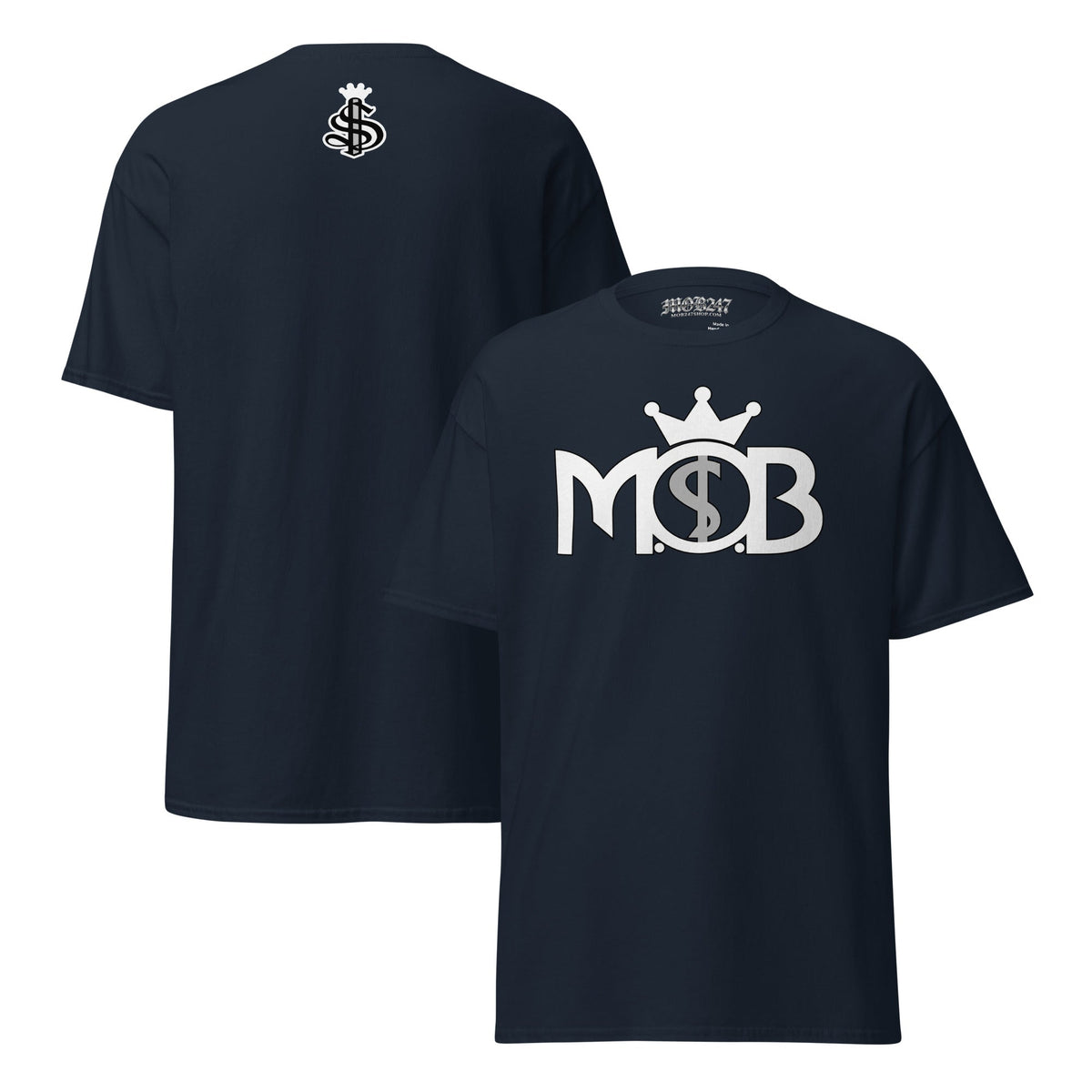 MOB 247 OG NAVY classic tee - MOB 247 Lifestyle