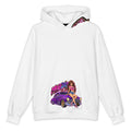 MOB247 80s Flashback White Hoodie - MOB 247 Lifestyle
