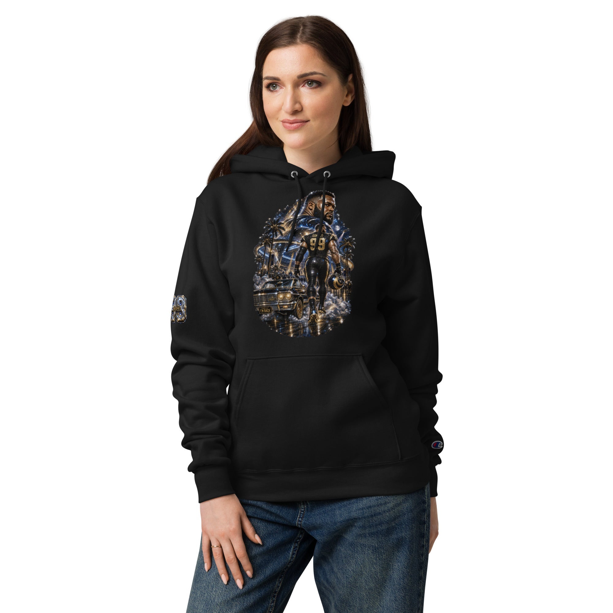 MOB247 Donald 99 Disco Champion Hoodie - MOB 247 Lifestyle