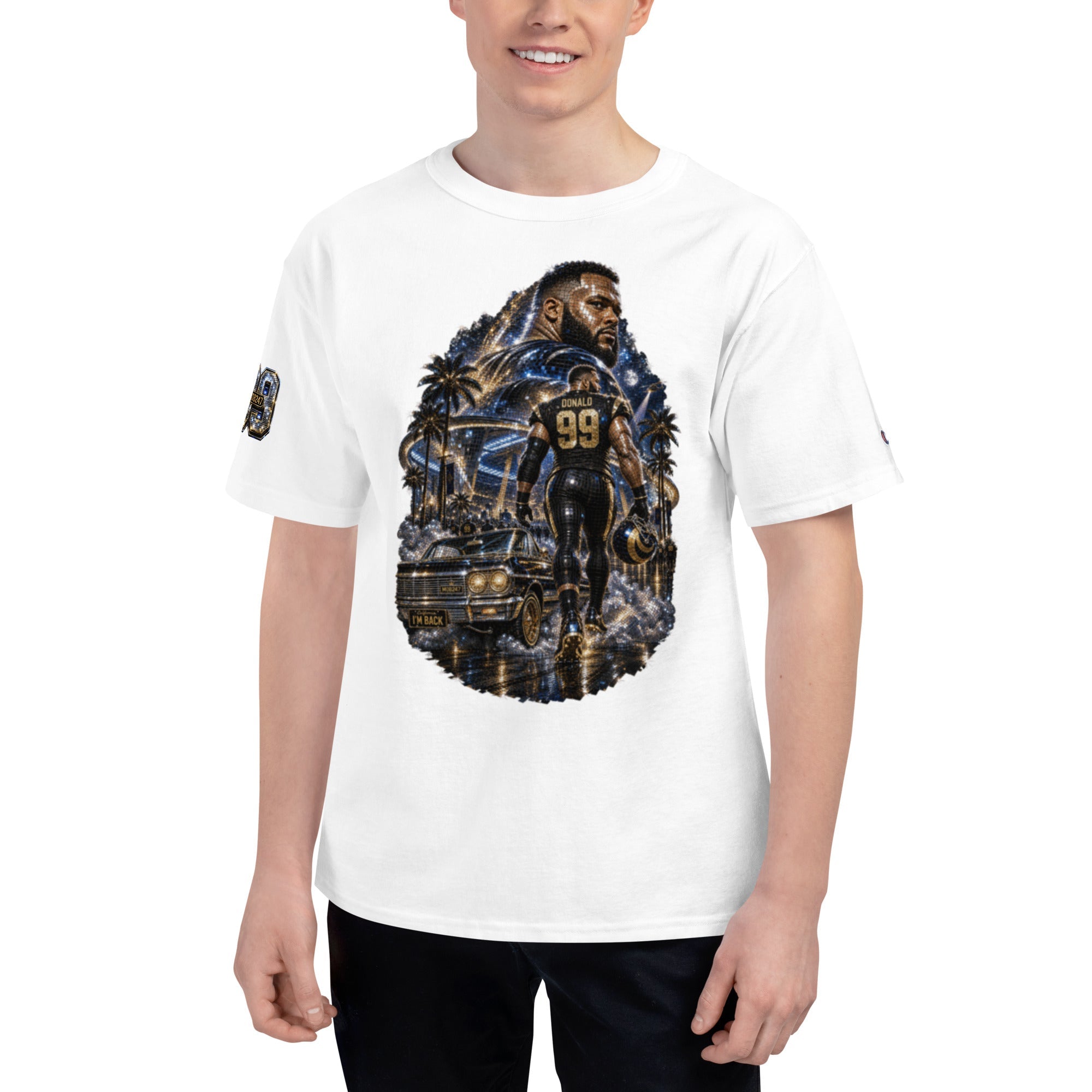 MOB247 Donald 99 Disco Champion T\-Shirt - MOB 247 Lifestyle