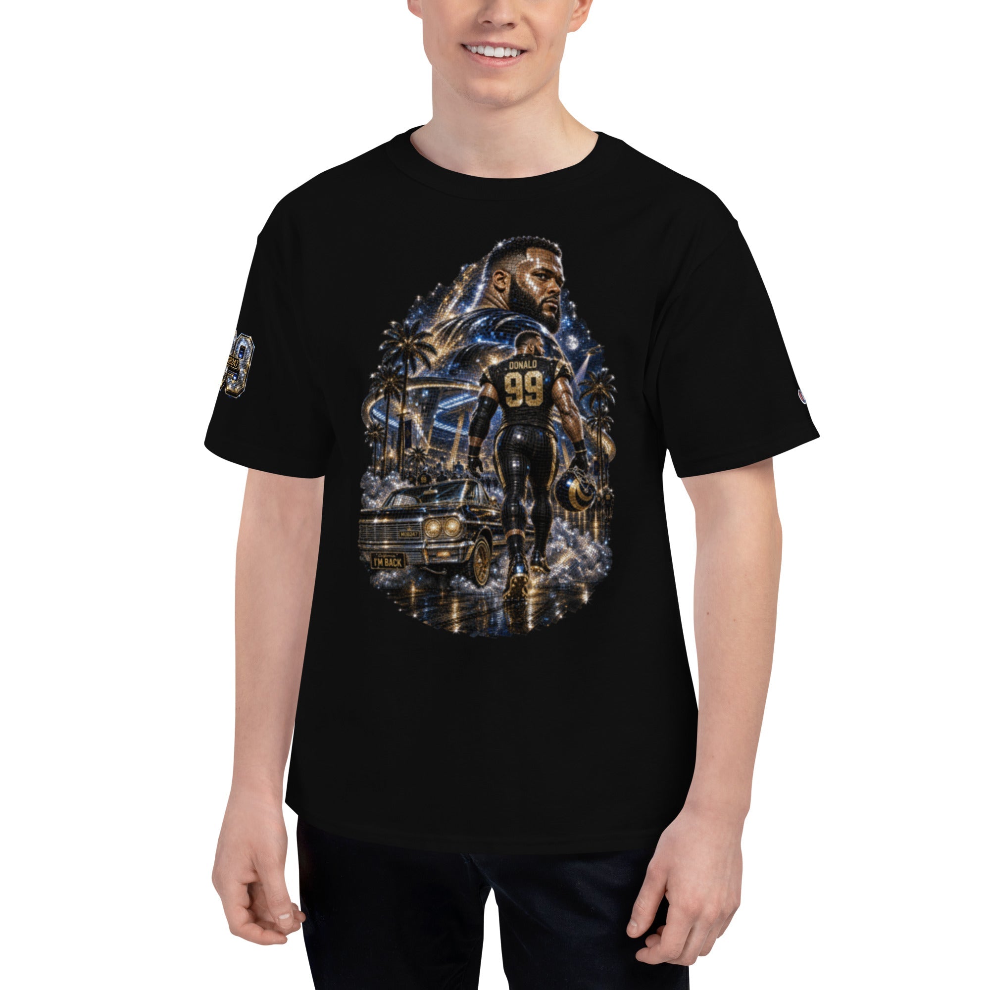 MOB247 Donald 99 Disco Champion T\-Shirt - MOB 247 Lifestyle
