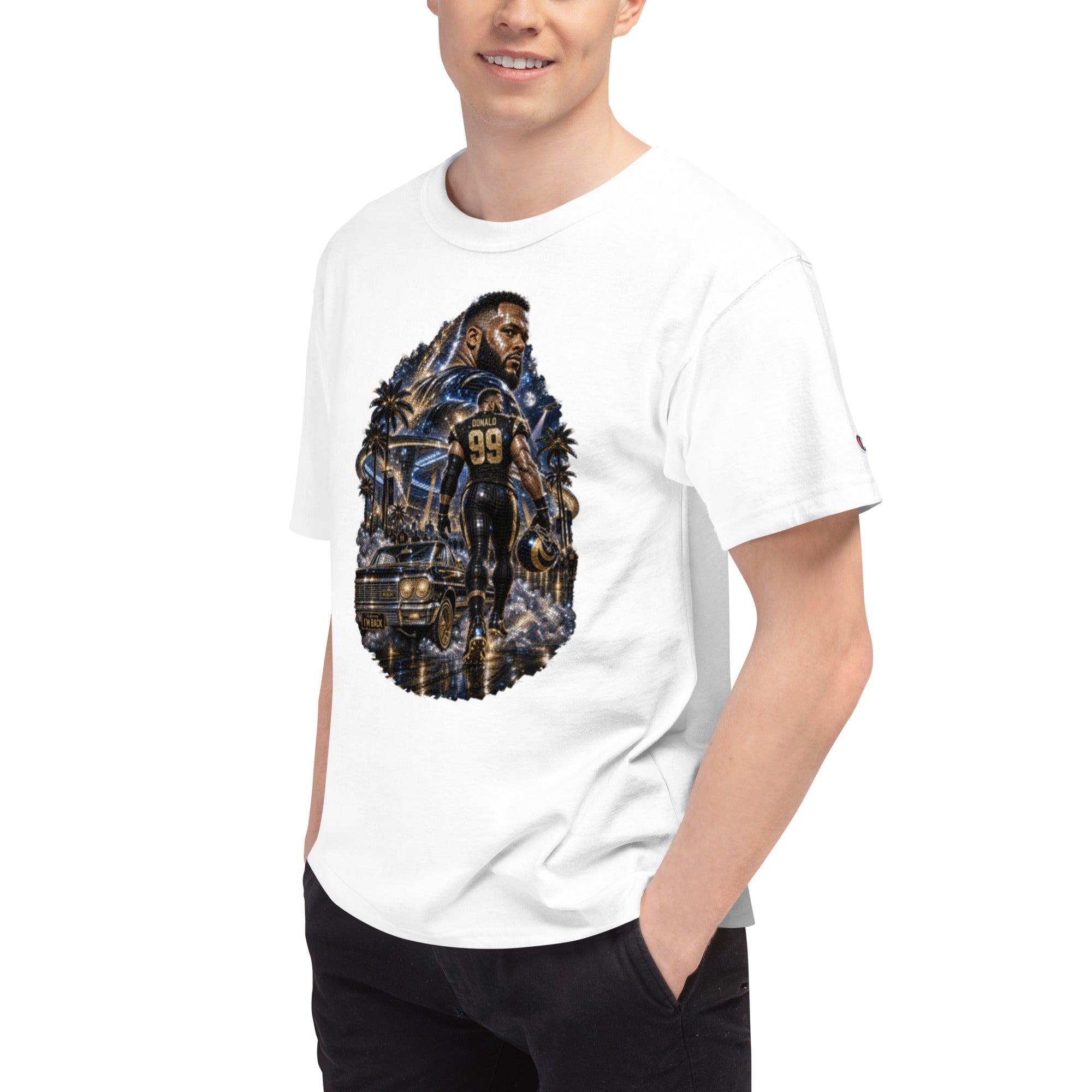 MOB247 Donald 99 Disco Champion T\-Shirt - MOB 247 Lifestyle