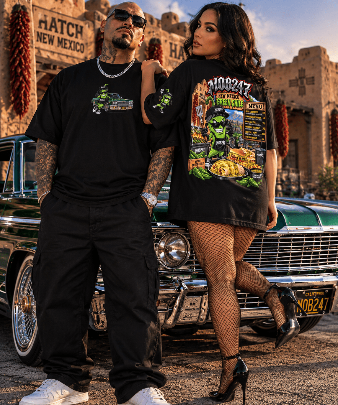 MOB247 “Hatch Mob” Green Chile Tee. - MOB 247 Lifestyle