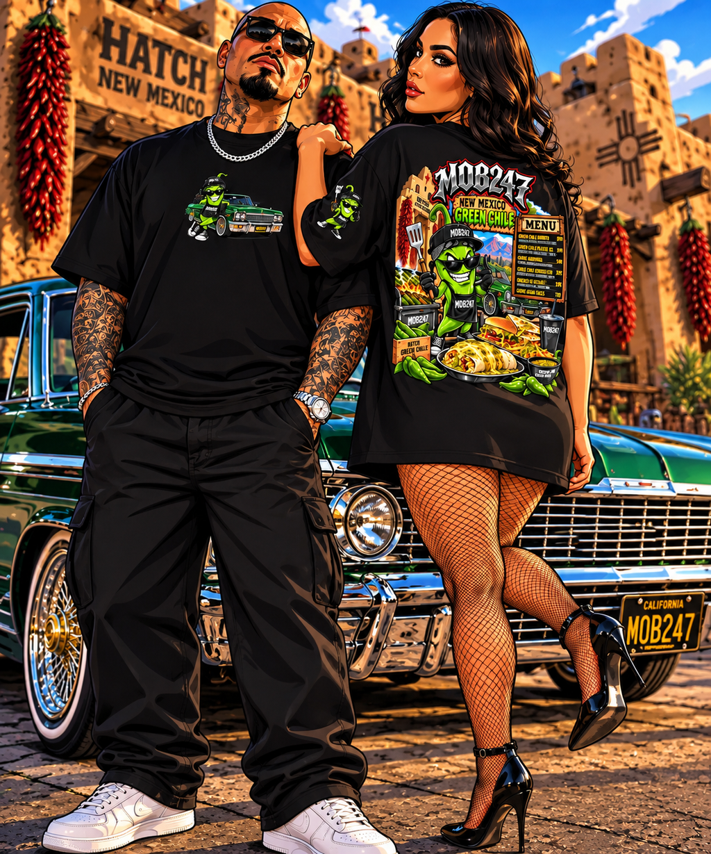 MOB247 “Hatch Mob” Green Chile Tee. - MOB 247 Lifestyle