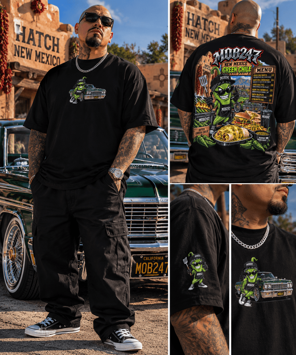 MOB247 “Hatch Mob” Green Chile Tee. - MOB 247 Lifestyle