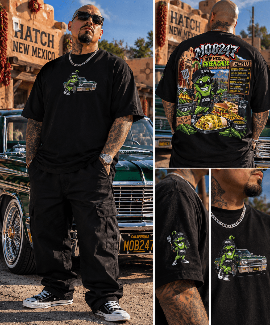 MOB247 “Hatch Mob” Green Chile Tee. - MOB 247 Lifestyle