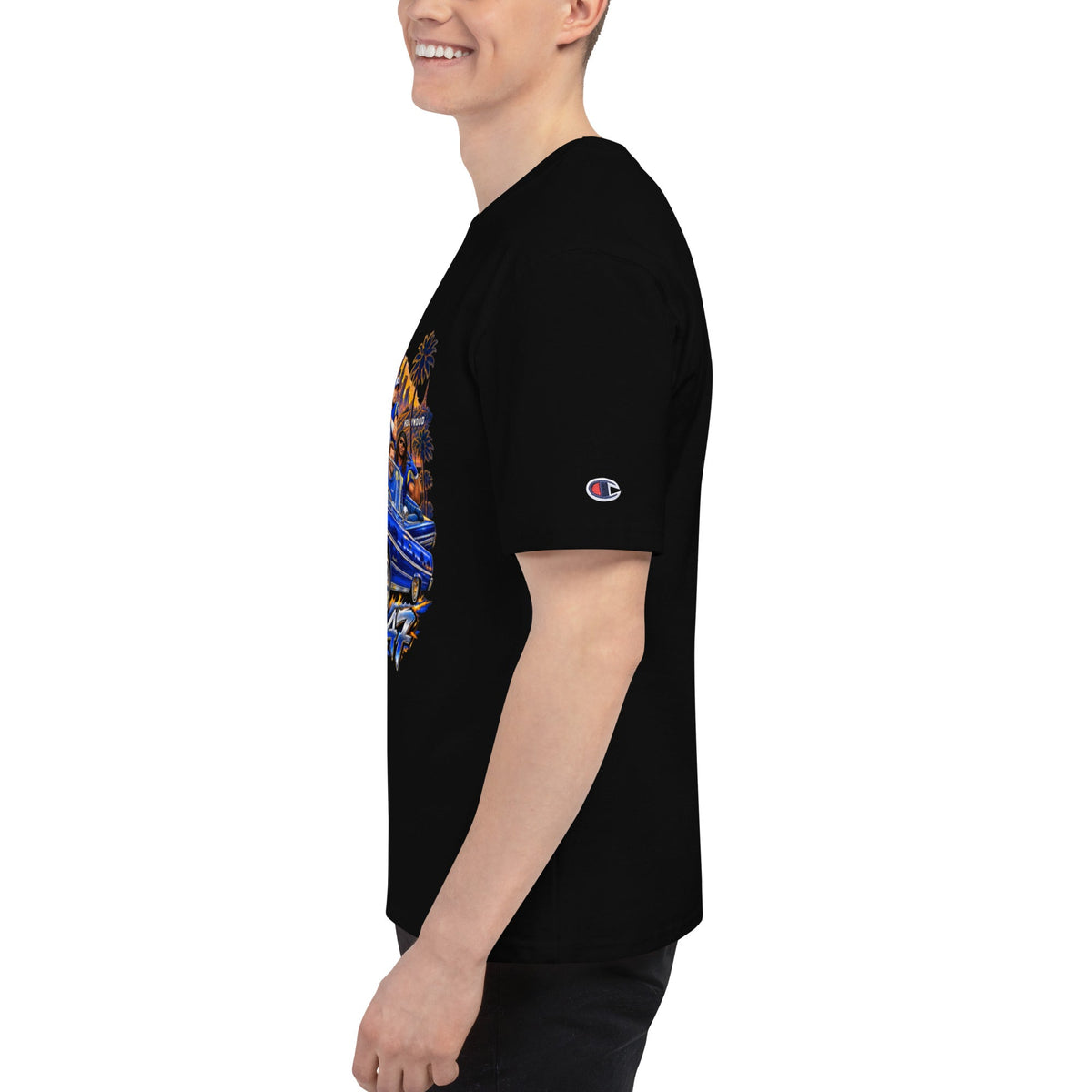 MOB247 LA Mob Squad Champion T\-Shirt - MOB 247 Lifestyle