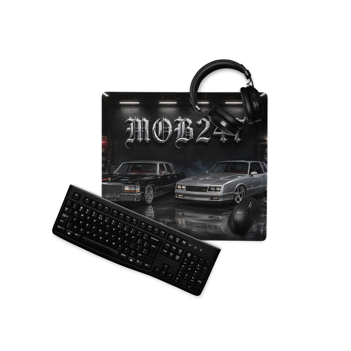 MOB247 Lowrider Garage Extended Gaming Mouse Pad - MOB 247 Lifestyle