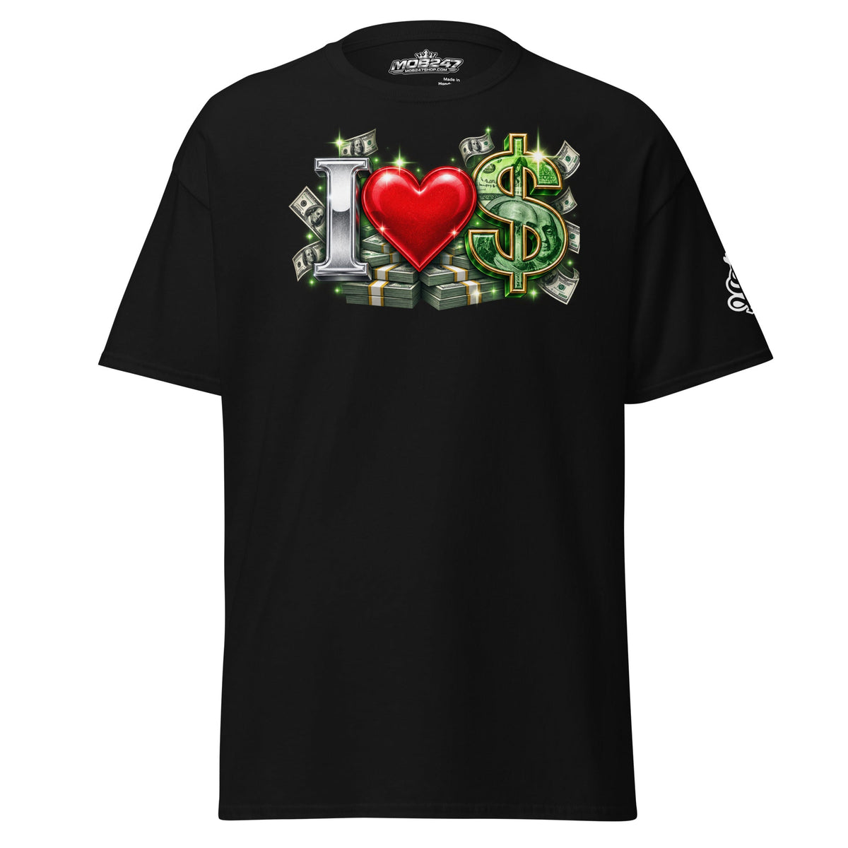 MOB247 Money Loves Me Tee - MOB 247 Lifestyle